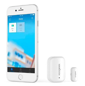 Koogeek Door & Window Sensor, Works with Apple HomeKit, Automatically Wireless Remote Control Home Security - Imported from UK